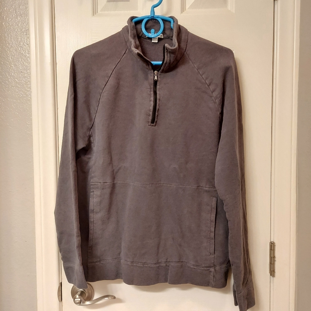 James perse quarter zip sweatshirt